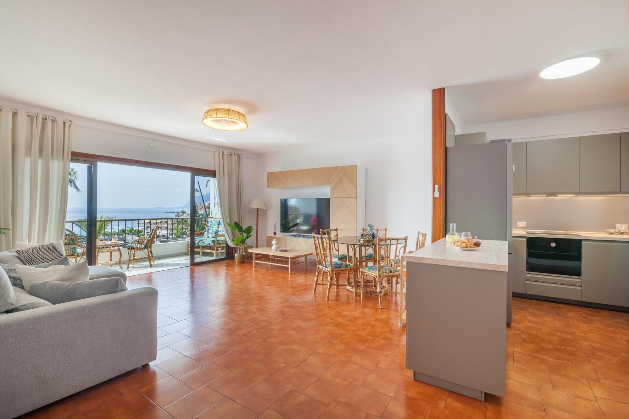 Casa De Franco - Ocean View, Terrace, Balcony, 50M From Playa La Arena, Fibre Net Lägenhet Puerto de Santiago  Exteriör bild