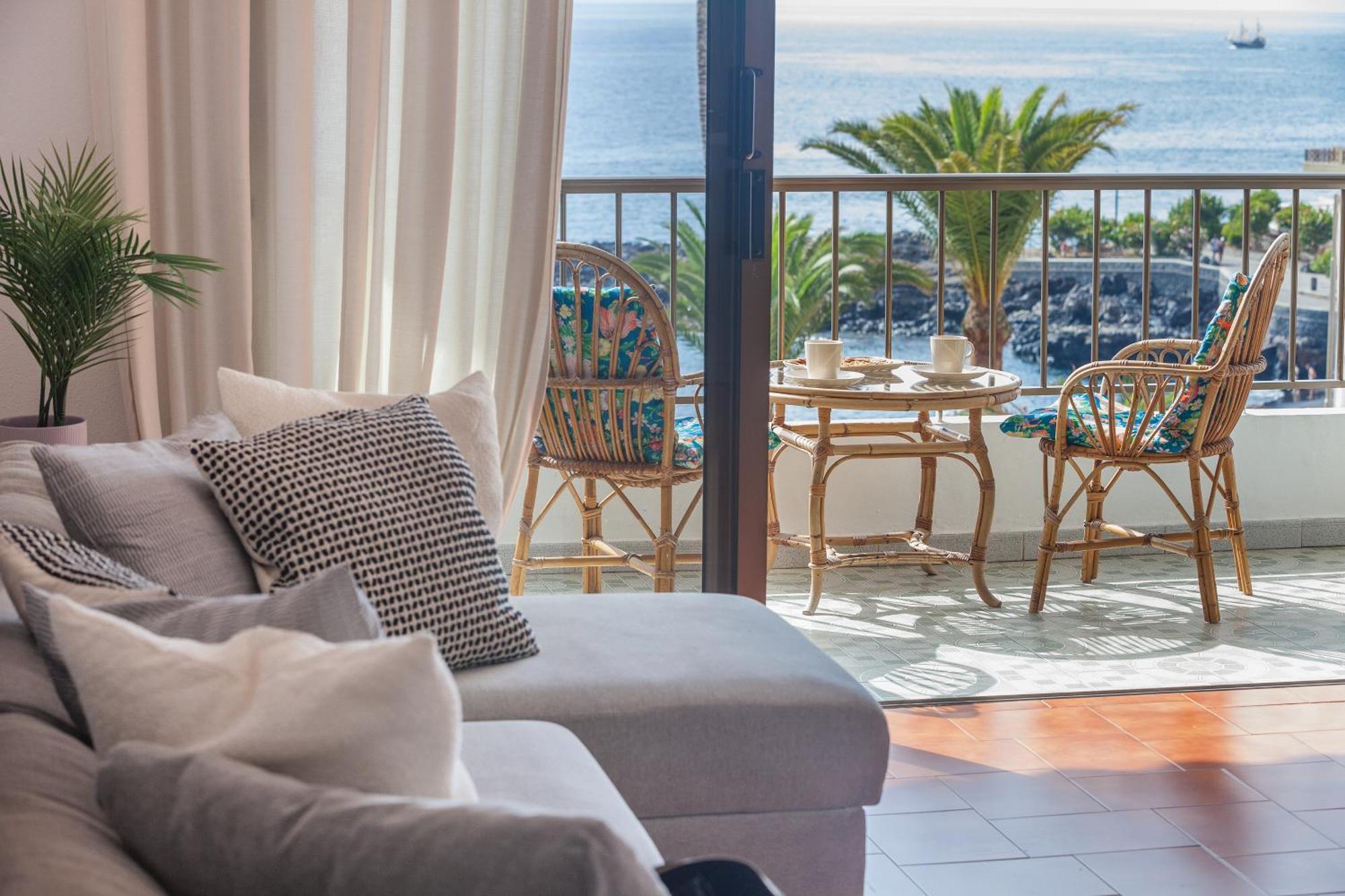 Casa De Franco - Ocean View, Terrace, Balcony, 50M From Playa La Arena, Fibre Net Lägenhet Puerto de Santiago  Exteriör bild